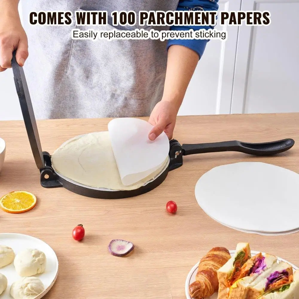 Hign-concerned Heavy Duty Cast Iron Tortilla Press
