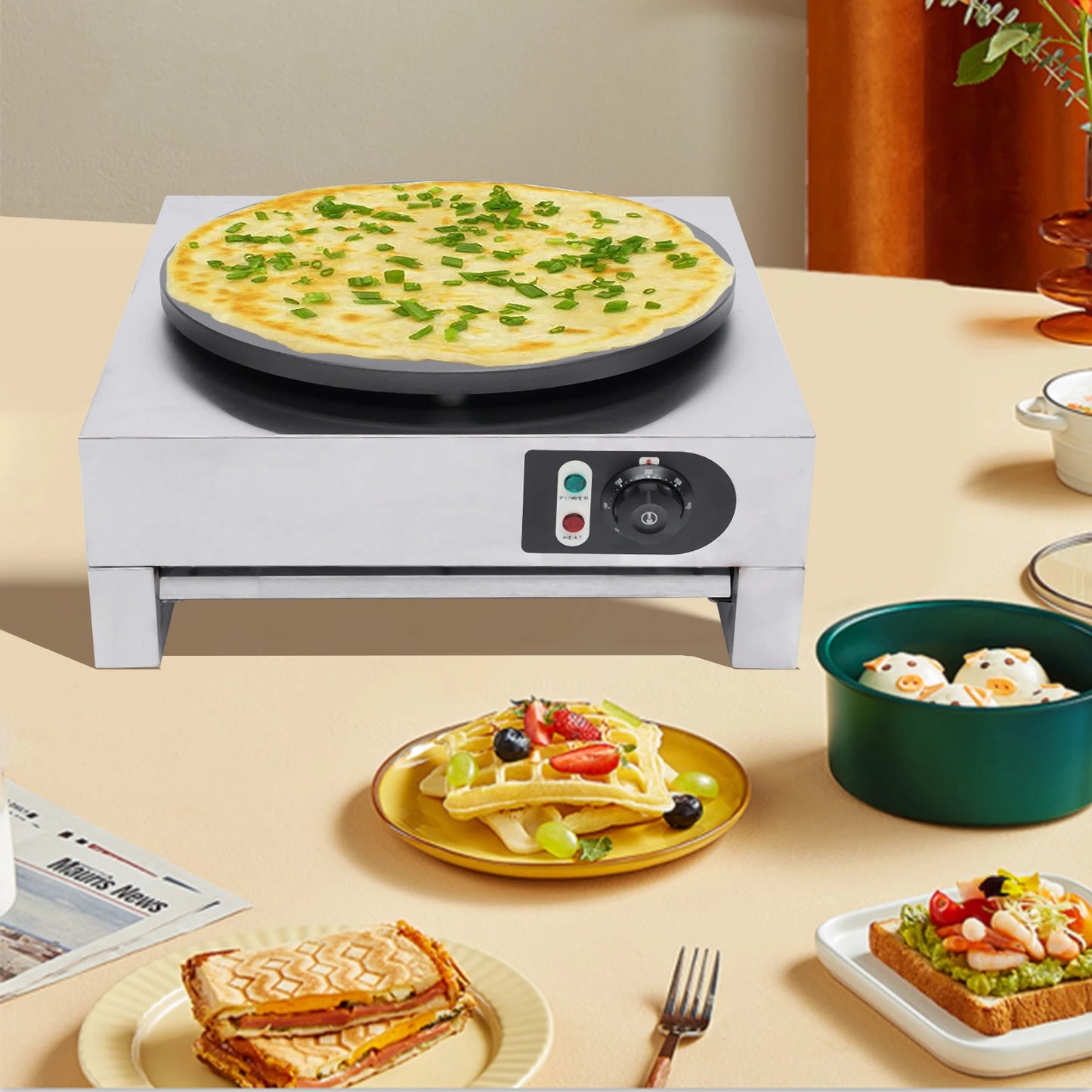 Hign Concerned Nonstick Pancake Griddle Crepe Maker