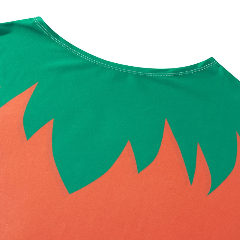 Spooky Pumpkin Witch Costume Cloak Cape for Kids and Adults