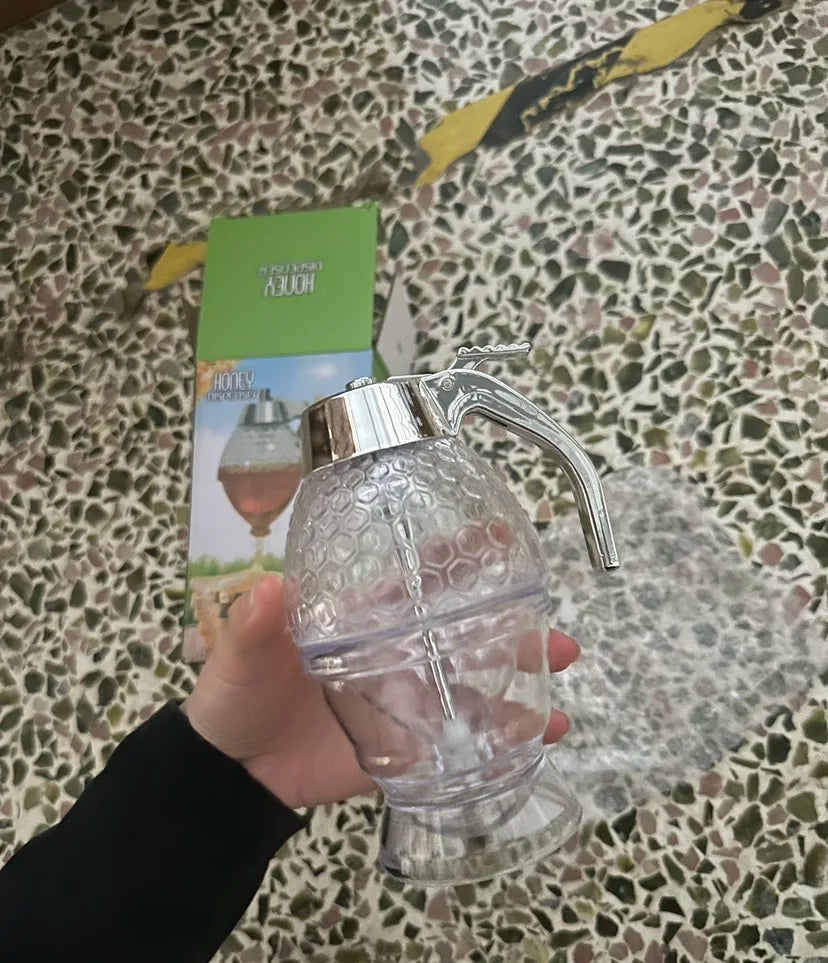 Reusable Honey Dispenser for Syrup and Seasonings with Ecofriendly ConstructionMaterials