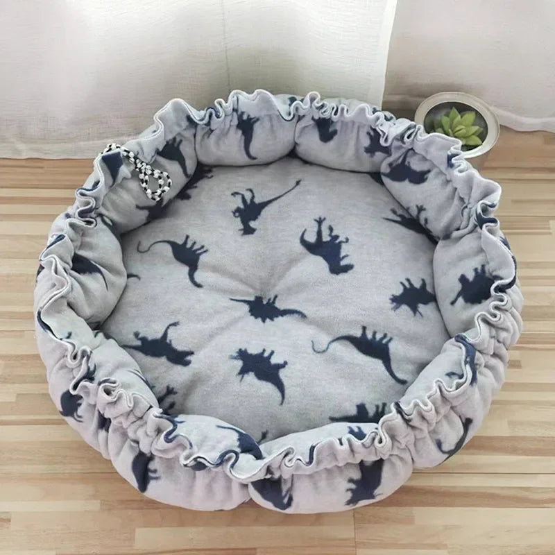 Henan Soft Cat Bed Adjustable Cushion Round Warm