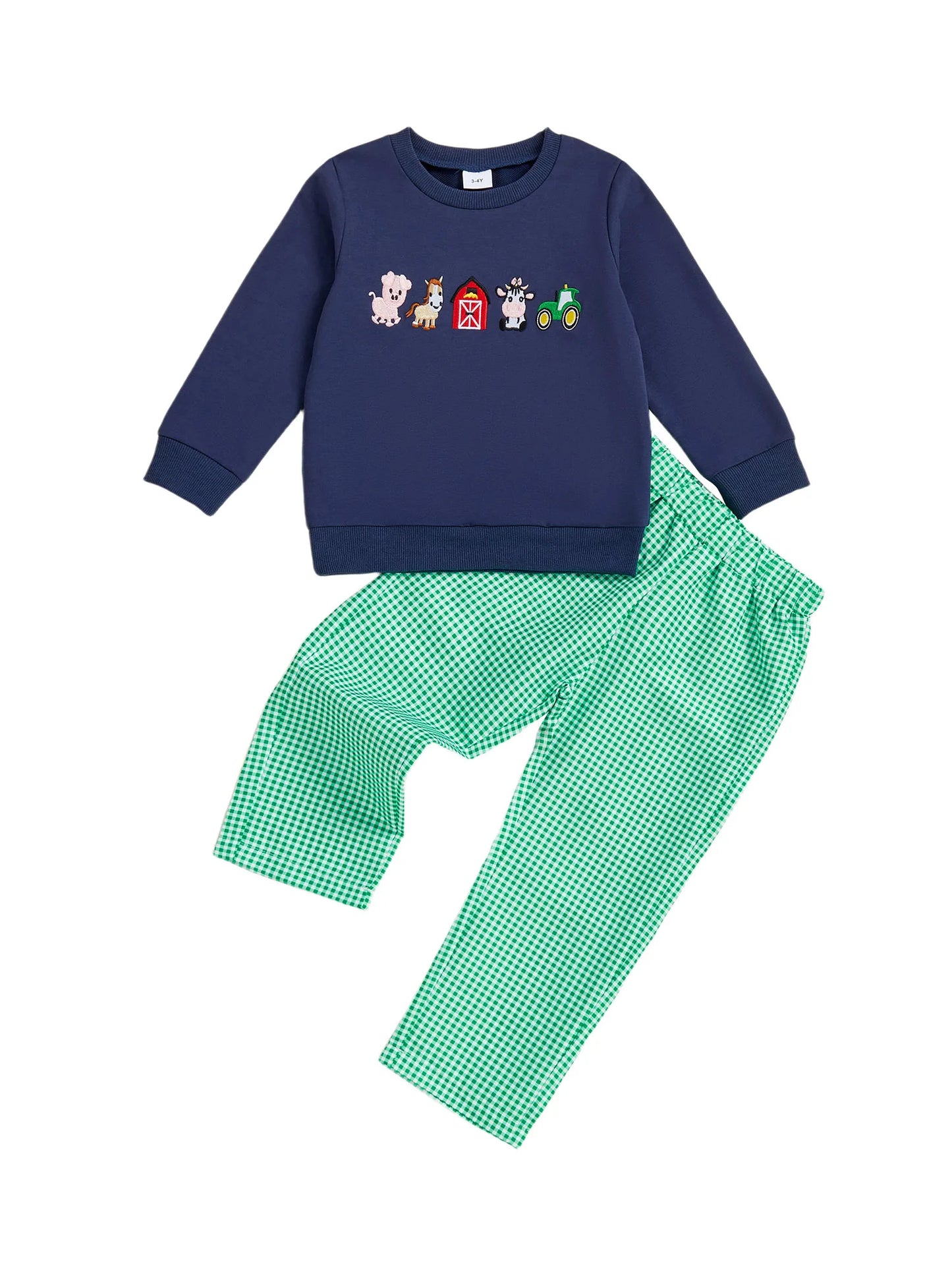 Emmababy Girls Two Piece Outfit Cute Cartoon Hoodie Set