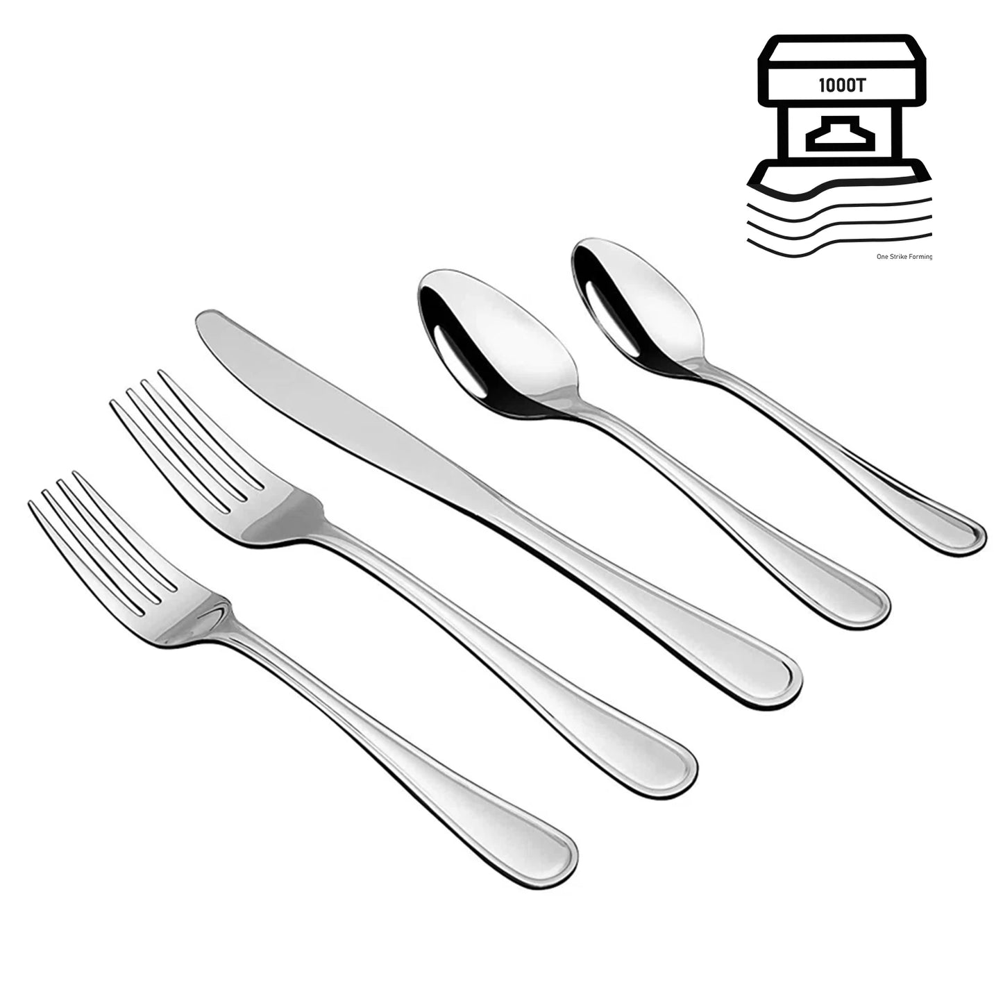 Dinnerware Stainless Steel Flatware Set For Four
