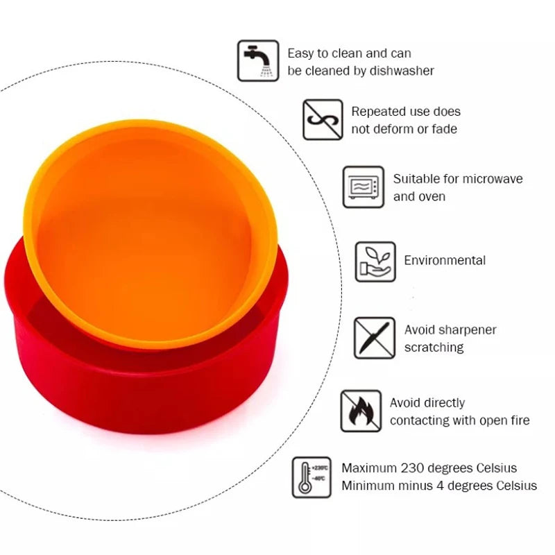 Cake Tools Silicone Round Cake Molds For Baking Pan Tools