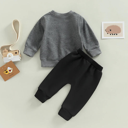 CatheryCN Dinosaur Print Hoodie And Camouflage Pants Set