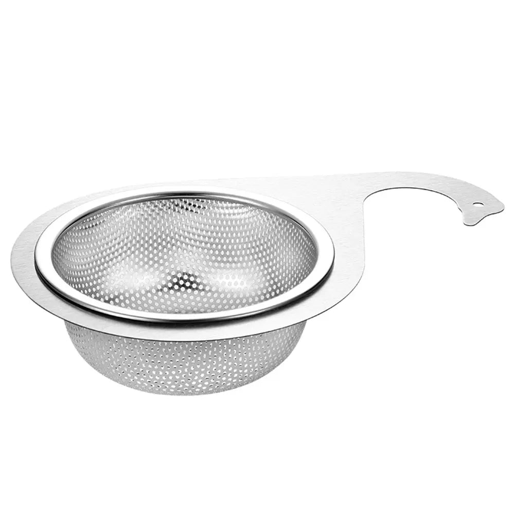 Stainless Steel Colander Drain Basket Dry Wet Separation For Kitchen