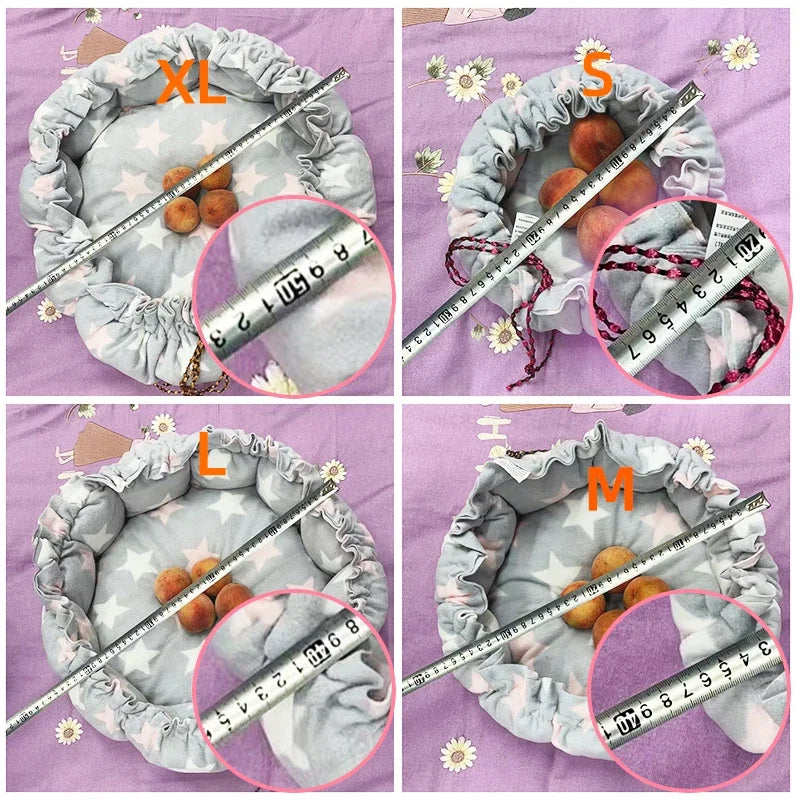 Henan Soft Cat Bed Adjustable Cushion Round Warm