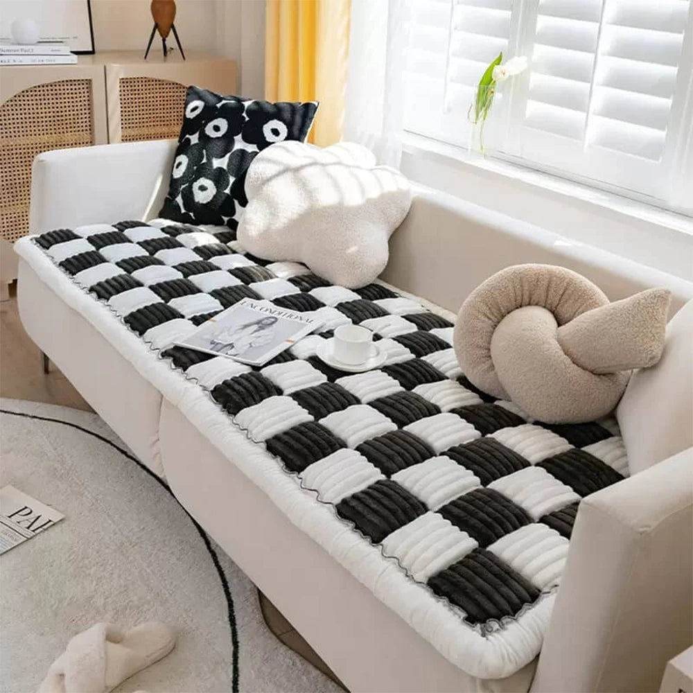 Warm Anti-Slip Dog Bed Mat Cushion Pet Sofa Cover