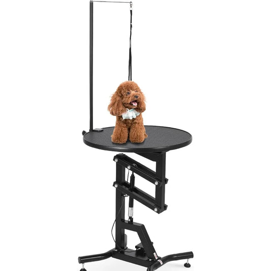 Hydraulic Lift Pet Grooming Table with 360 Degree Rotation