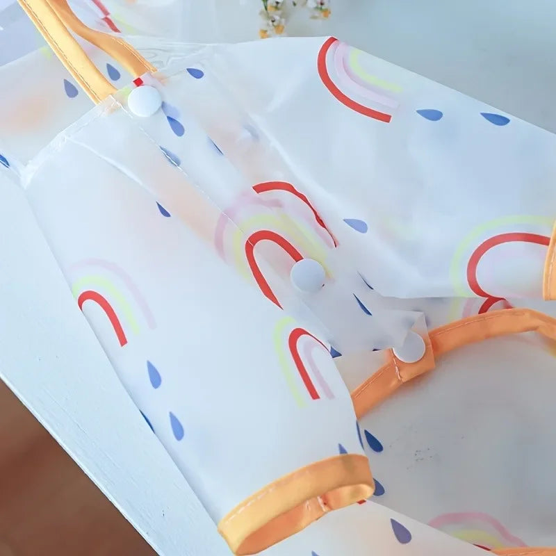 Waterproof Dog Raincoat Hooded Pet Apparel For Outdoors