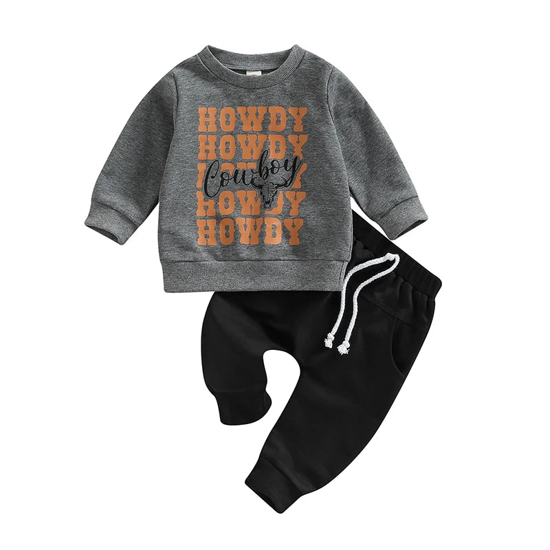 CatheryCN Dinosaur Print Hoodie And Camouflage Pants Set