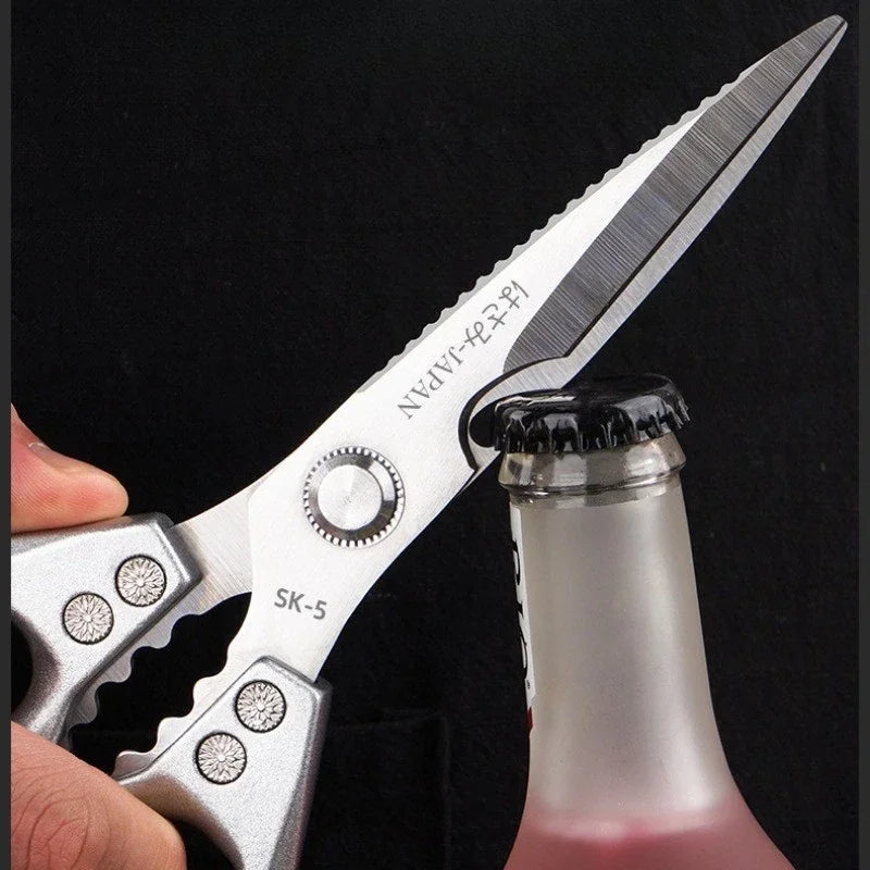 High Concerned IndustrialGrade Kitchen Scissors Stainless Steel Super Sharp Shears